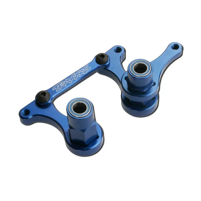 Traxxas Steering Bellcranks Blue Aluminum