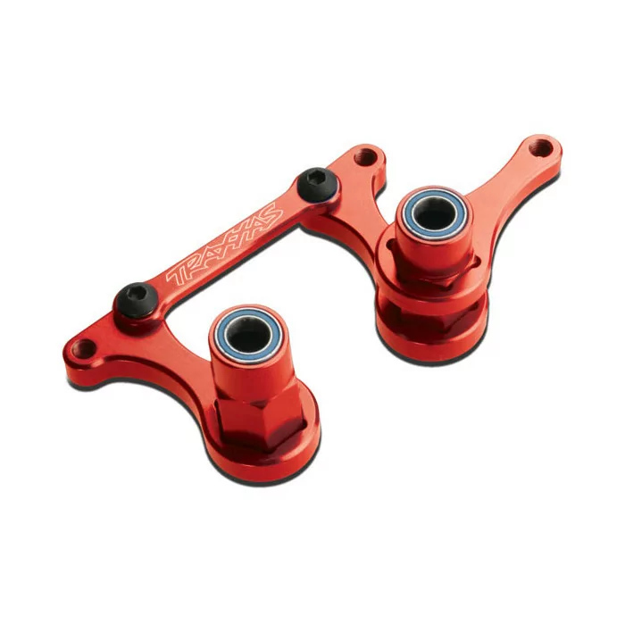 Traxxas Aluminum Steering Bellcranks Red