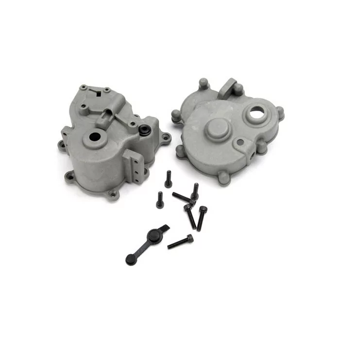 Traxxas Gearbox Halves Front/Rear with Hardware