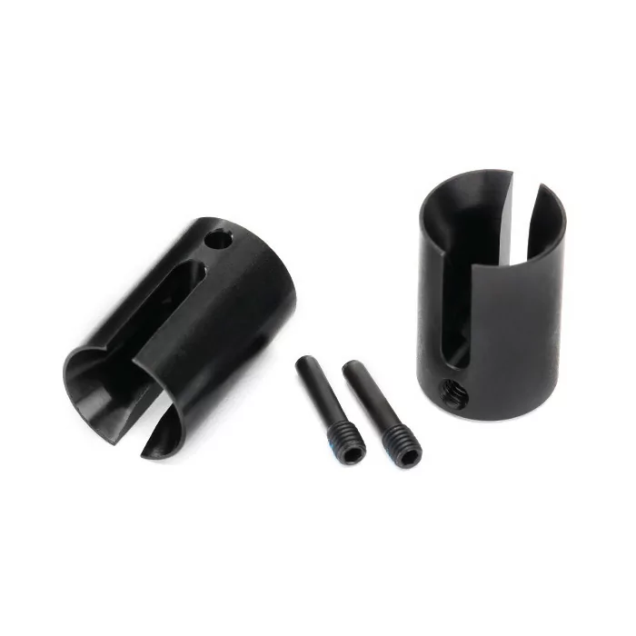 Traxxas Drive Cups Machined Steel Pair (2) with Screws
