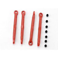 Traxxas Toe Link Set Red Composite Front/Rear (8)