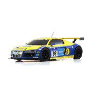 Kyosho MINI-Z Ready Set Audi R8 LMS RWD 2010 No. 98 (Blue/Yellow) - Photo 6