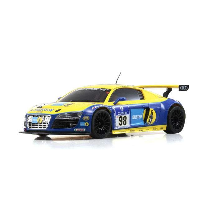Kyosho MINI-Z Ready Set Audi R8 LMS RWD 2010 No. 98 (Blue/Yellow) - Photo 8
