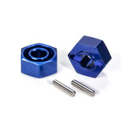 Traxxas Blue Aluminum 12 mm Hex Hubs (2)