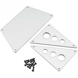 Axial Aluminum Front Skid Plates Silver