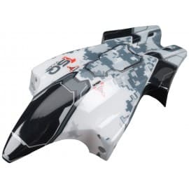 Heli-Max Canopy White/Black 1SQ V-Cam