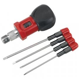 Dynamite Standard Hex Wrench Set with Handle 4 Piece