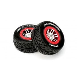 Dynamite Mounted SpeedTreads Robber Front SC Tires Slash (2)