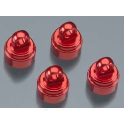 Traxxas Shock Caps Aluminum Anodized Red (4)