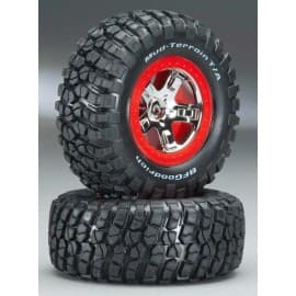 Tire/Wheel Asembled Red BF Goodrich 4x4 F/R 2wd Rear only