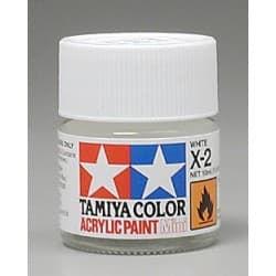 Tamiya Acrylic Mini X-2 White 1/3 oz