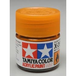 Tamiya Acrylic Mini X-26 Clear Orange 1/3 oz
