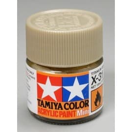 Tamiya Acrylic Mini X-31 Titanium Gold 1/3 oz