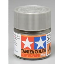 Tamiya Acrylic Mini X-32 Titanium Silver 1/3 oz