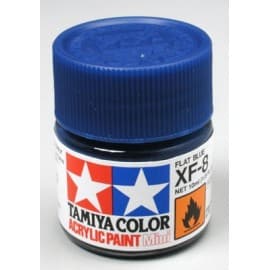 Tamiya Acrylic Mini XF-8 Flat Blue 1/3 oz