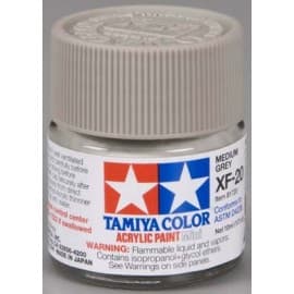 Tamiya Acrylic Mini XF-20 Medium Gray 1/3 oz