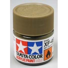 Tamiya Acrylic Mini XF-49 Khaki 1/3 oz