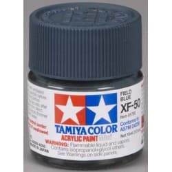 Tamiya Acrylic Mini XF-50 Field Blue 1/3 oz