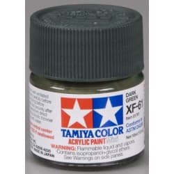 Tamiya Acrylic Mini XF-61 Dark Green 1/3 oz