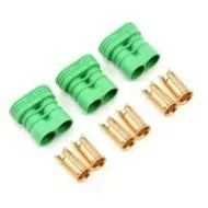 Castle Creations 6.5mm Polarized Bullet Conn Female Set 200A