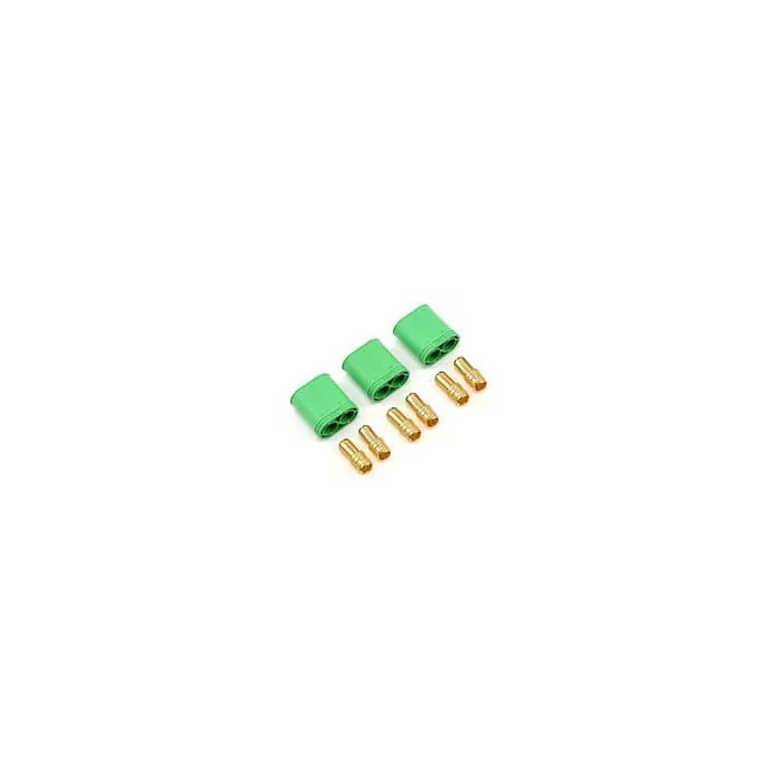 Castle Creations 6.5mm Polarized Bullet Connector (3) (Male)
