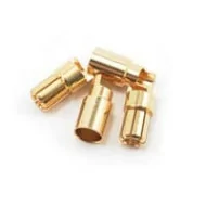ProTek RC 6.0mm "Super Bullet" Solid Gold Connectors (2 Male/2 Female)