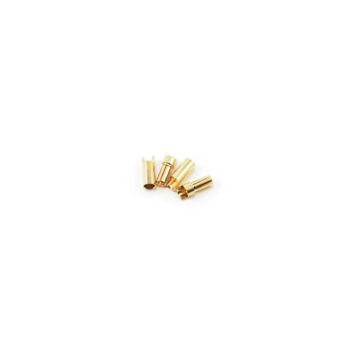 ProTek RC 4.0mm "Super Bullet" Solid Gold Connectors (2 Male/2 Female)