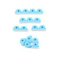 Dean and James Medium Wire-keeps Foam Wire Keepers (Blue)