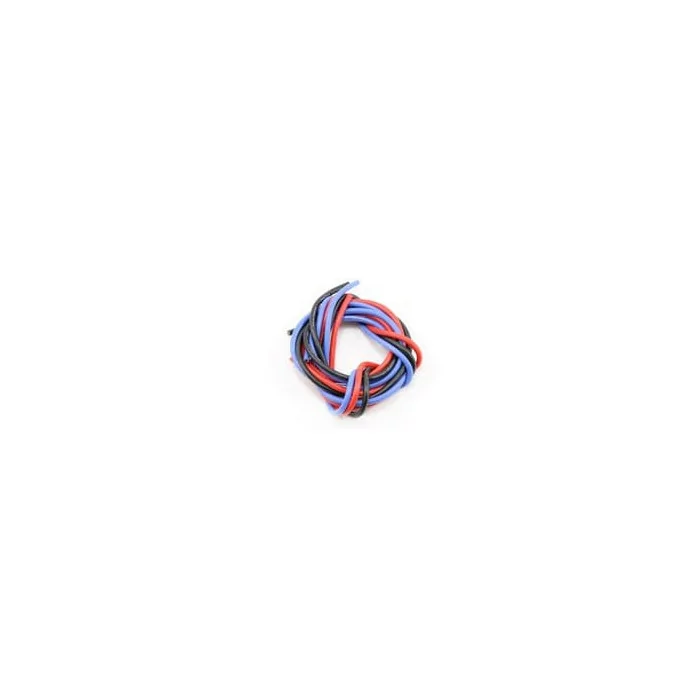 Novak 14awg Silicone Super-Flex Power Wire Set (Black/Red/Blue) (3')