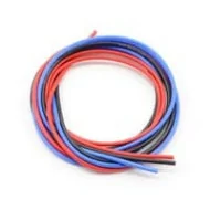 Novak 16awg Silicone Super-Flex Power Wire Set (Black/Red/Blue) (3')