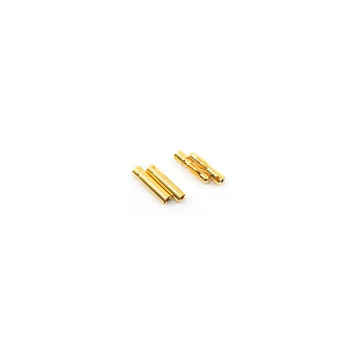 Team Associated 4mm Connector Set (2 Male, 2 Female)