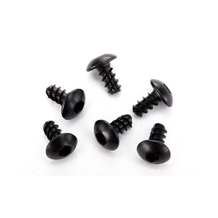 Traxxas Aton Screws, 2.6x5mm button-head machine (hex drive) (6)
