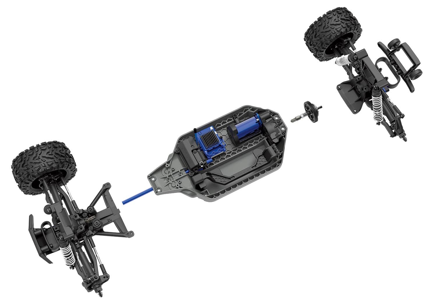 traxxas rustler 4x4 brushless motor upgrade