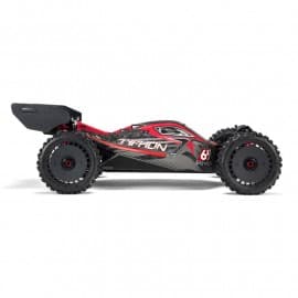 Arrma 1/8 TYPHON 6S BLX 4WD Brushless Buggy with Spektrum RTR, Red/Grey