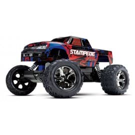 Traxxas Stampede 2WD VXL with TSM RTR Monster Truck Blue Red