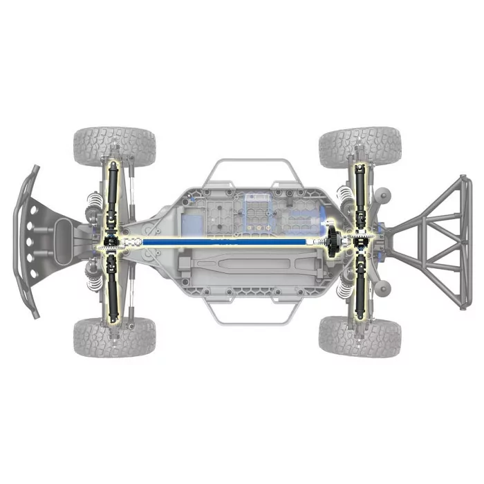 Traxxas Slash 4x4 1/10 Scale Brushless 4WD Short Course Truck Keegan Kincaid