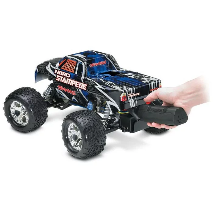 Traxxas Nitro Stampede 1/10 Scale 2WD Monster Truck Blue - Photo 9