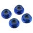 Traxxas Flanged 5mm Nut Blue