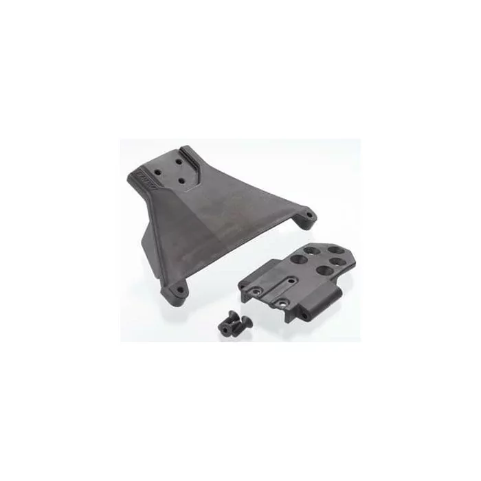 RPM Front Bulkhead Traxxas Slash 4×4, Rally LCG (Black) - Photo 2