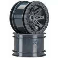 Axial 2.2 Rebel Wheels 41mm Wide Black (2)