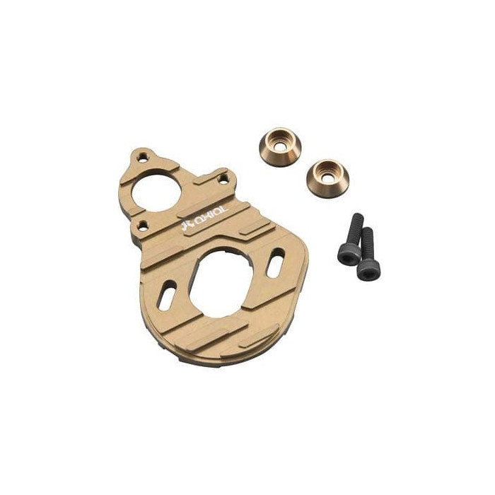 Axial Machined Motor Plate Hard Anodized