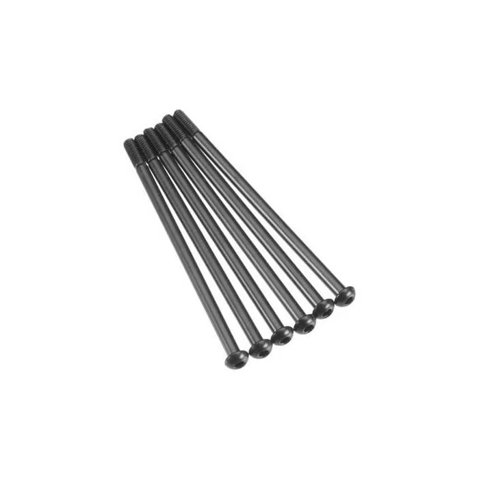 Axial Hex Socket Button Head Screw Shaft M3x61mm Black