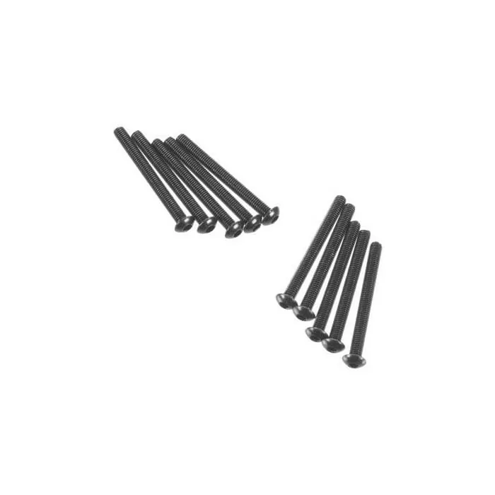 Axial Hex Socket Button Head M3x30mm Black (10)