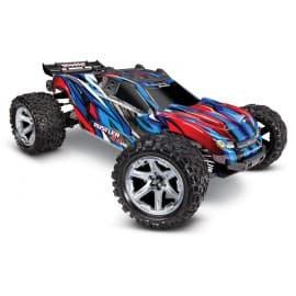 Traxxas Rustler 4X4 VXL 1/10 Brushless Stadium Truck Blue/Red -RTR (Without Battery & Charger)