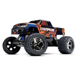 Traxxas Stampede 2WD VXL 1/10 Scale Monster Truck No Battery & Charger - Orange