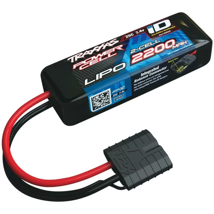 Traxxas LiPo 2S 7.4V 2200mAh 25C w/iD Connector