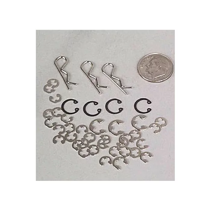 Traxxas E-Clips/C-Clips/R Pins (40)