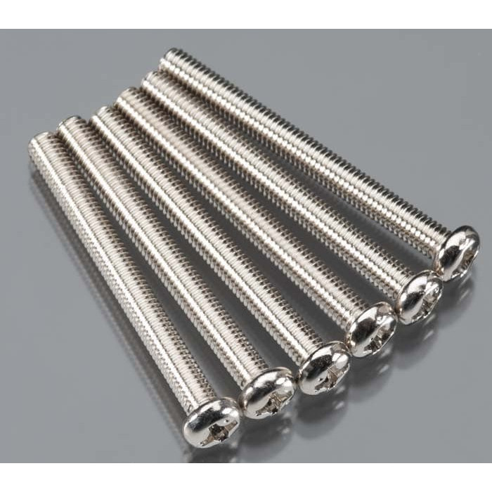 Traxxas Screws 3x30mm Roundhead Machined (6)