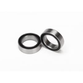 Traxxas ball bearings, black rubber sealed 10x15x4mm