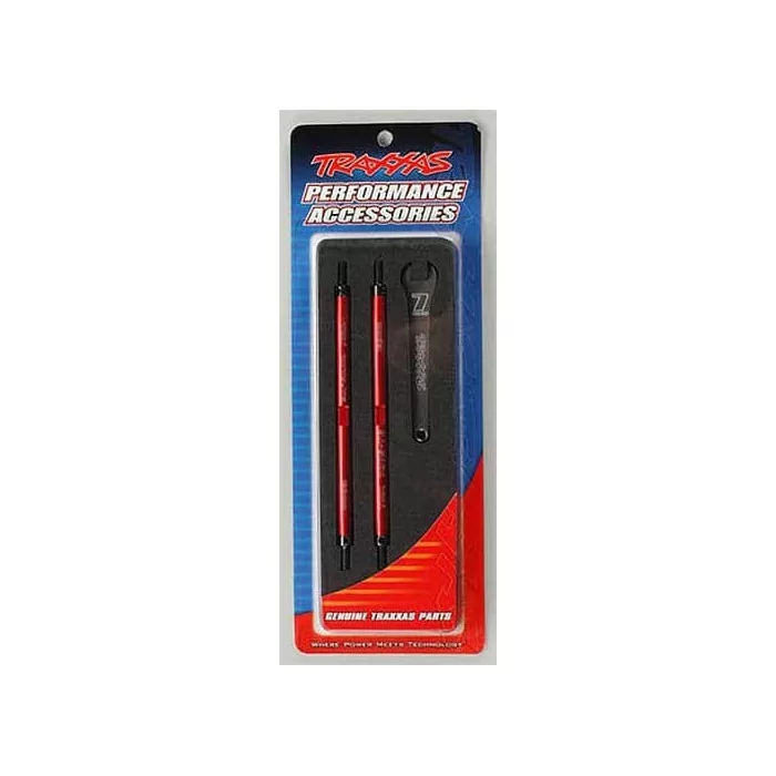 Traxxas Lightweight Aluminum Turnbuckle Red Revo (2)